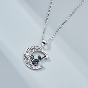 MOON CAT NECKLACE