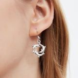 TRIO DOLPHIN EARRINGS (PAIR)