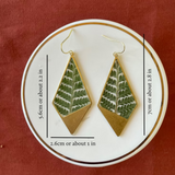 LUXURY FERN EARRINGS (PAIR)