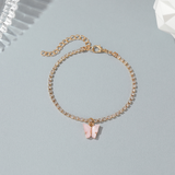 BUTTERFLY GOLD ANKLET