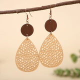 VINTAGE HOLLOW EARRINGS (PAIR)