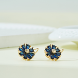 DAISY SAPPHIRE EARRINGS (PAIR)