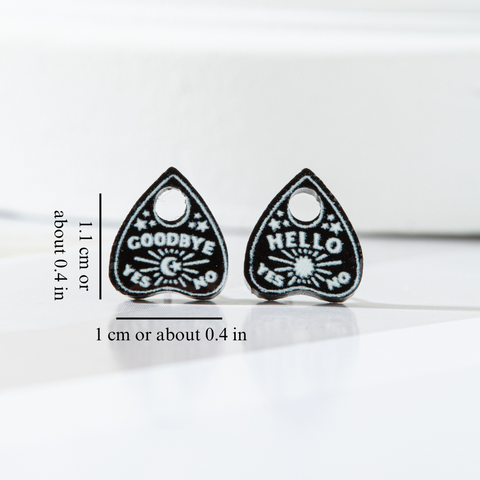 WITCHY PLANCHETTE EARRINGS (PAIR)