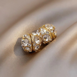 SOLITAIRE MAGNETIC EARRINGS (PAIR)