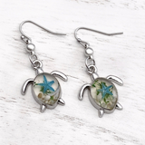 SEA TURTLE EARRINGS (PAIR)