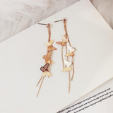 BUTTERFLY DANGLING EARRINGS (PAIR)
