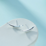 CARTILAGE CRESCENT MOON EARRINGS (PAIR)