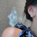 SOLITAIRE MAGNETIC EARRINGS (PAIR)