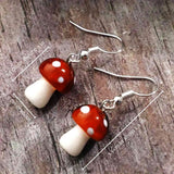 MYSTICAL MUSHROOM EARRINGS (PAIR)