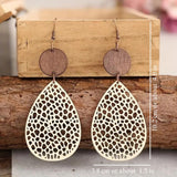 VINTAGE HOLLOW EARRINGS (PAIR)