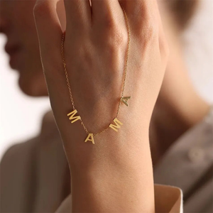 MINIMALIST LETTER NECKLACE