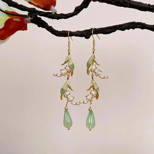 LILY OF THE VALLEY EARRINGS (PAIR)