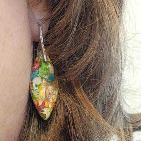 BOHEMIAN LEAF EARRINGS (PAIR)