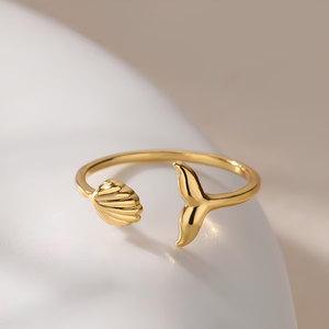 SEASHELL FISH TAIL RING