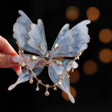 IRIDESCENT BUTTERFLY HAIR CLIP