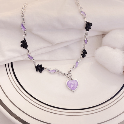 PURPLE HEART NECKLACE