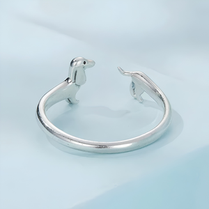 DAINTY DACHSHUND RING (ADJUSTABLE)