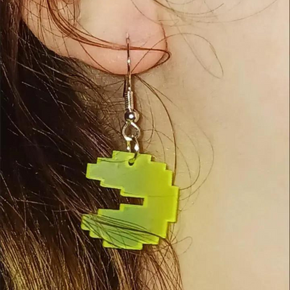 PACMAN EARRINGS (5 PAIRS)