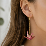 ORIGAMI DRAGON EARRINGS (PAIR)