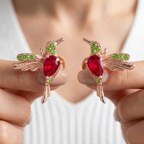 HUMMINGBIRD STUD EARRINGS (PAIR)