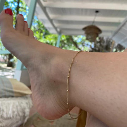 GOLD ANKLET (ADJUSTABLE)