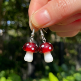 MINI MUSHROOM EARRINGS (PAIR)