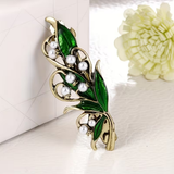 FRENCH LILY OF THE VALLEY HAIR CLIP