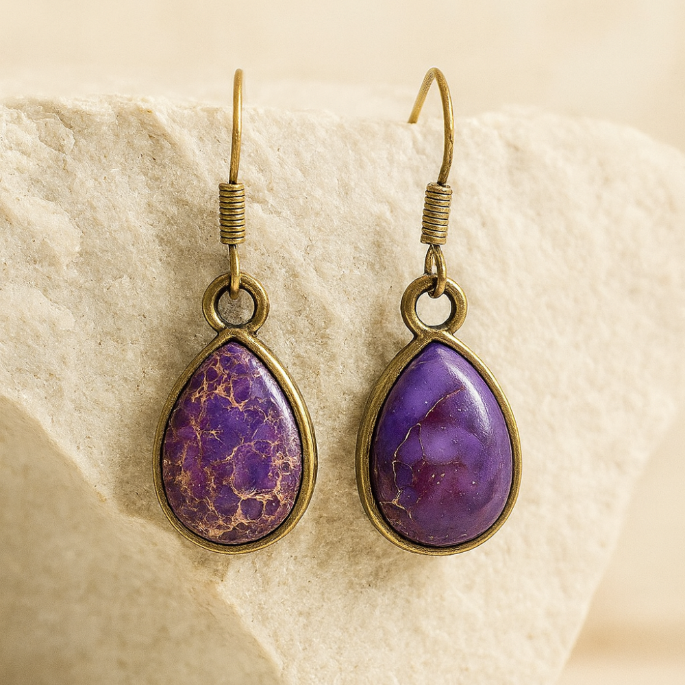 OYSTER BOHO EARRINGS (PAIR)