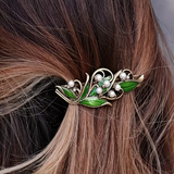FRENCH LILY OF THE VALLEY HAIR CLIP