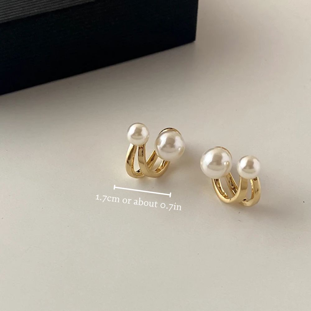 PEARL PRISM EARRINGS (PAIR)