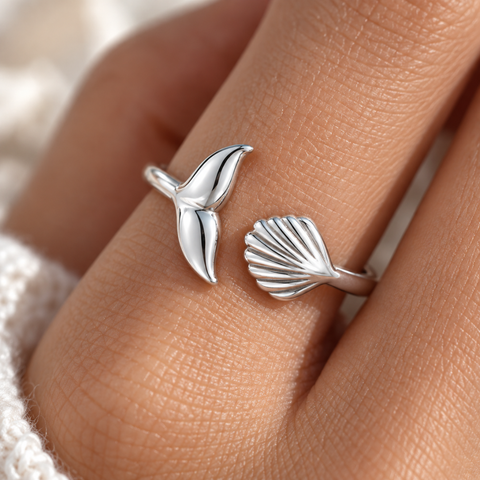 SEASHELL FISH TAIL RING