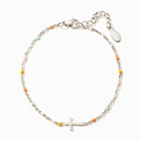 GOLDEN CROSS BRACELET (ADJUSTABLE)