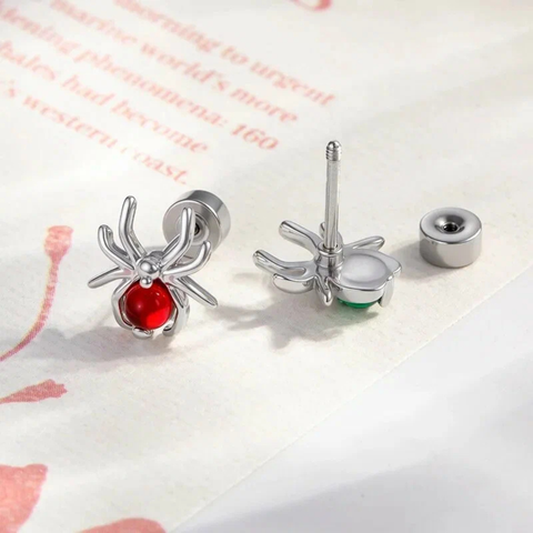 MULTICOLOR SPIDER EARRINGS (PAIR)
