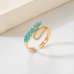 SPRING TURQUOISE RING (ADJUSTABLE)