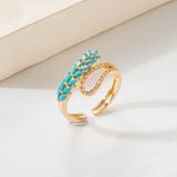 SPRING TURQUOISE RING (ADJUSTABLE)
