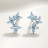 TINY HYDRANGEA EARRINGS (PAIR)