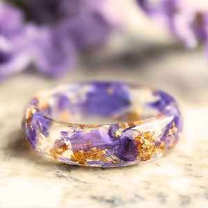 PURPLE PETALS RING