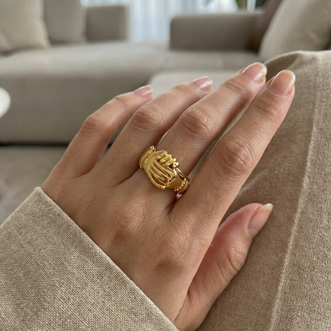 OPEN HANDS RING