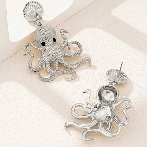 OCTOPUS EARRINGS (PAIR)