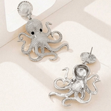 OCTOPUS EARRINGS (PAIR)