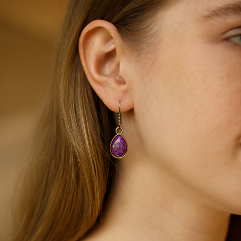 OYSTER BOHO EARRINGS (PAIR)