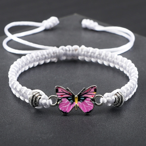 BUTTERFLY CHARM BRACELET (ADJUSTABLE)