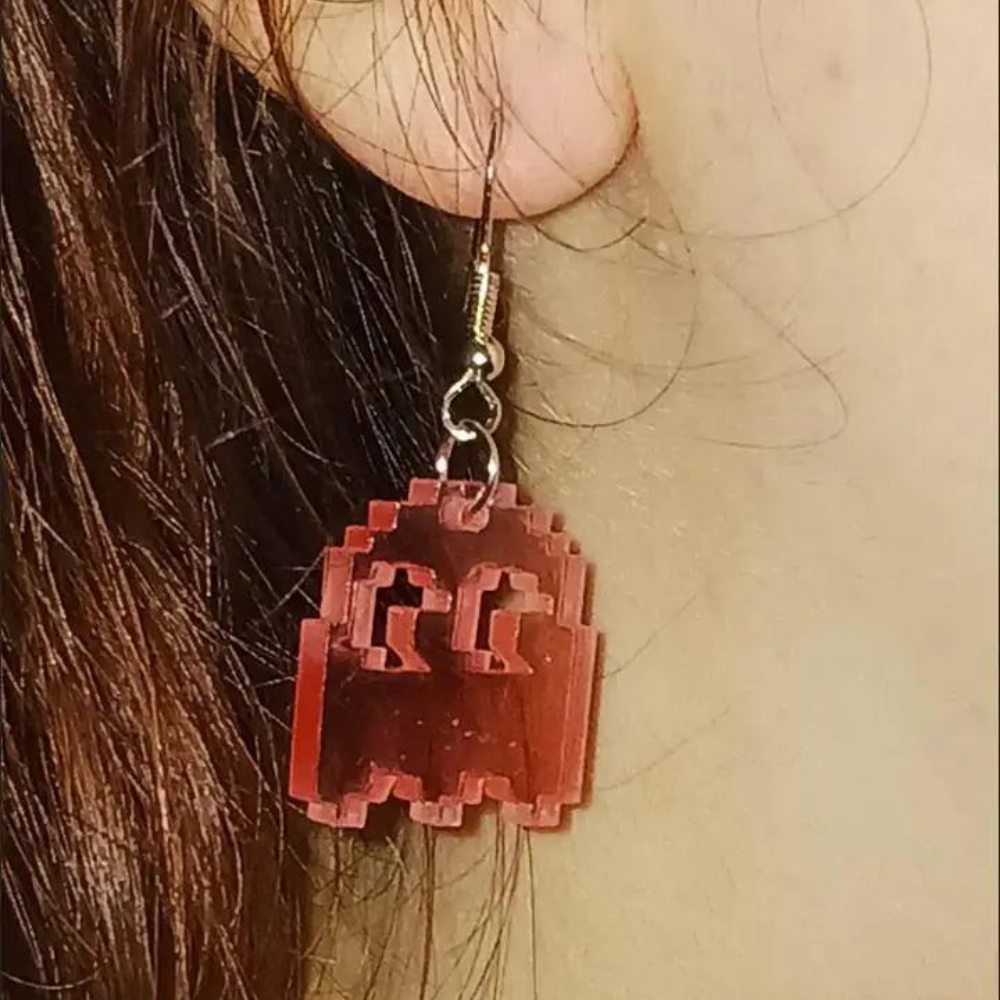 PACMAN EARRINGS (5 PAIRS)