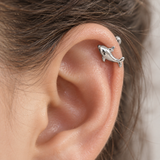 TINY DOLPHIN STUDS (PAIR)