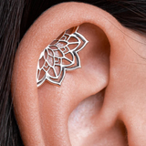 MANDALA HELIX EARRING