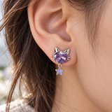 STAR CAT EARRINGS (PAIR)