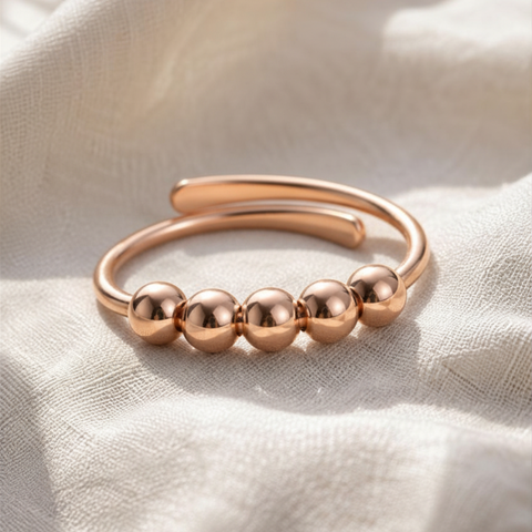 SPIRAL FIDGET RING (ADJUSTABLE)