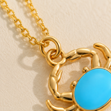 EMERALD CRAB NECKLACE
