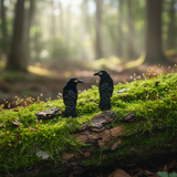 RAVEN WOOD STUDS (PAIR)