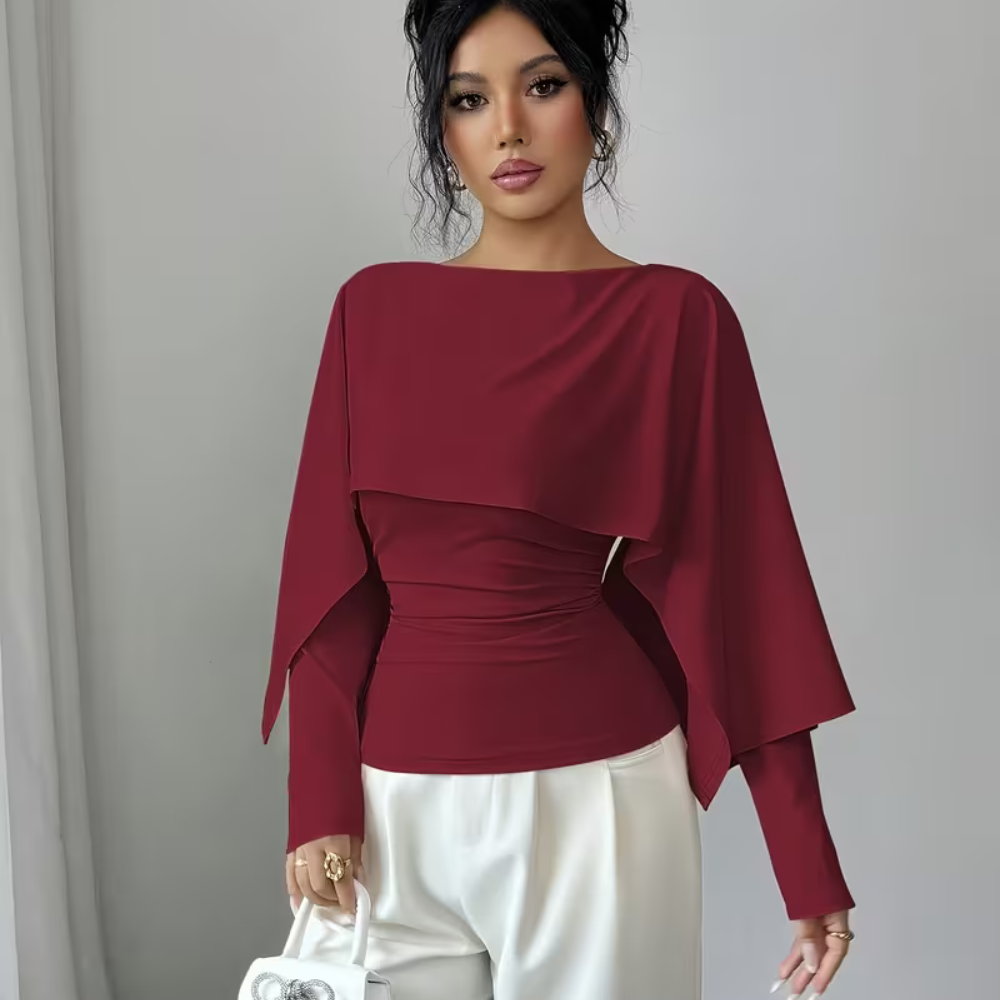 Adelina™ | Cape Overlay Top